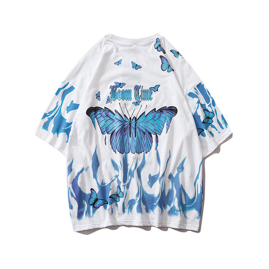 Camiseta Mariposa Tide de Manga Corta para Hombre - Image 8