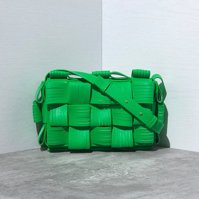 Bolsa de Cuero Tejido Bandolera Casual para Mujer - Image 7