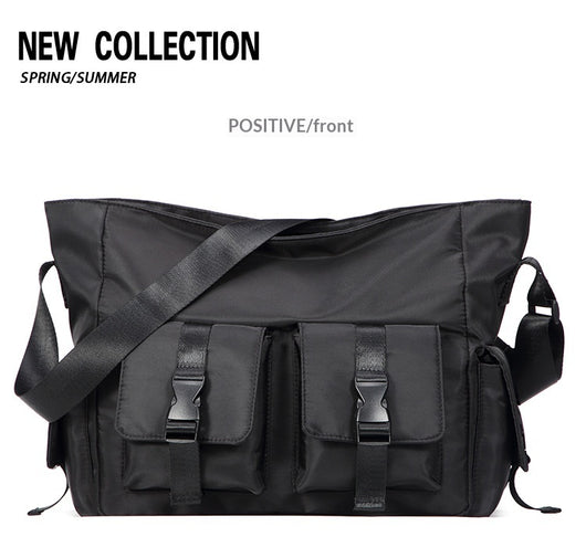 Bolsa Crossbody de Lona Utilitaria Estilo Japonés para Hombre - Image 14