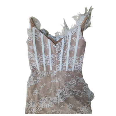 Vestido de Fiesta Elegante con Escote Tubo y Abertura Alta - Image 5