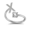 26 Letter English Rings Jewelry X Opening adjustable