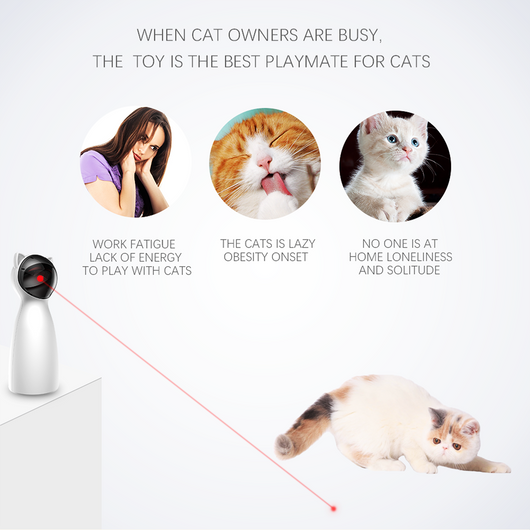 Juguete Láser Automático Inteligente para Gatos - Ejercicio y Entretenimiento - Image 3