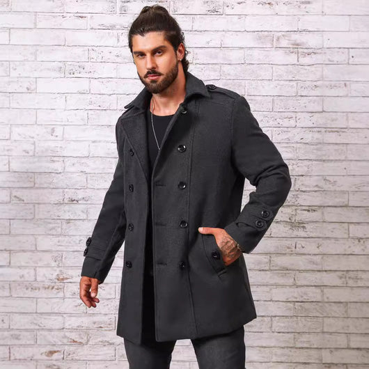 Abrigo de Lana para Otoño e Invierno - Diseño Elegante y Versátil - Image 3
