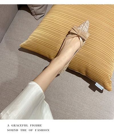 Zapatos de Tacón Bajo Punta Fina Elegantes para Mujer - Image 12