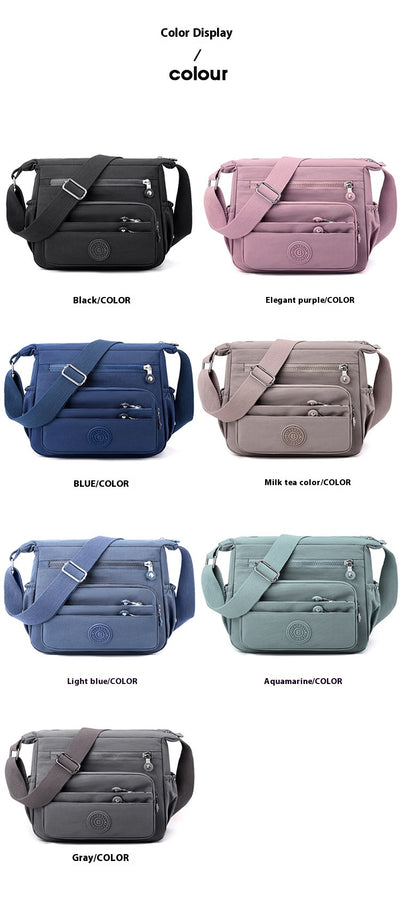 Bolsa Crossbody de Nylon Ligera con Gran Capacidad - Image 14