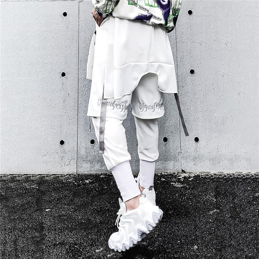 Pantalones Sueltos Efecto Dos Piezas - Diseño Moderno Noveno - Image 4