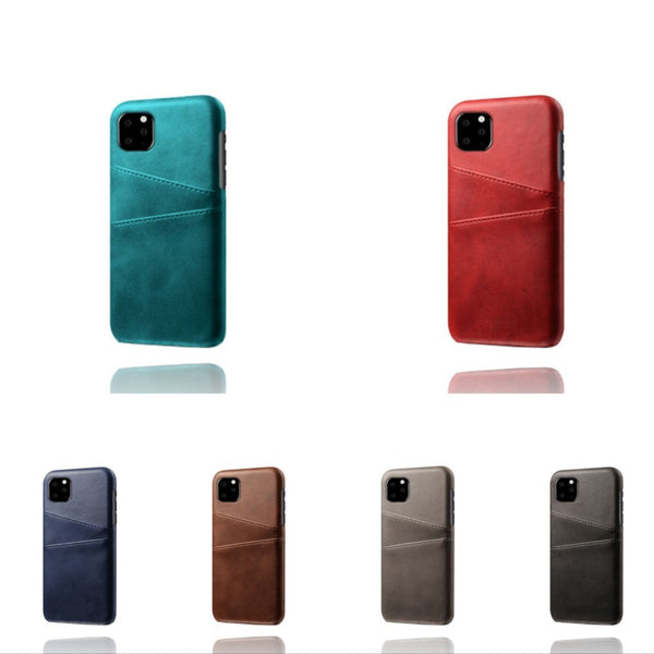 Funda Protectora para iPhone con Doble Compartimiento de Tarjetas