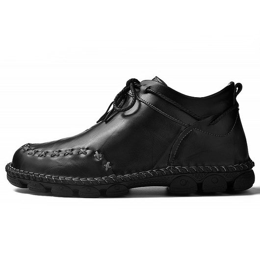 Botas Altas de Cuero para Hombre - Comodidad y Estilo Casual - Image 4