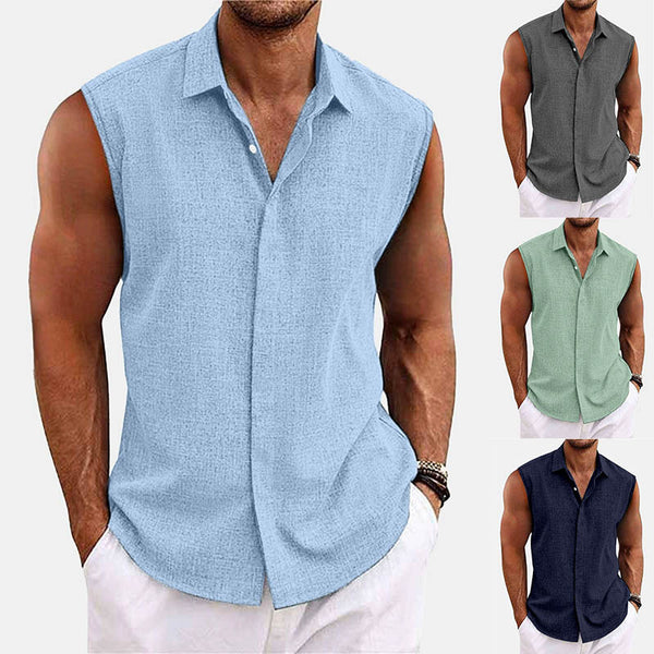 Camisa de Playa con Solapas y Botones - Estilo Summer