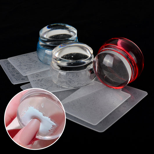 Sello de Transferencia para Uñas Transparente Tricolor - Image 11