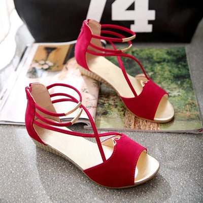 Sandalias con Tira Frontal y Tacón Bajo Cómodo - Image 12
