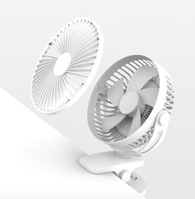 Ventilador USB Silencioso Portátil con Clip - Mini Abanico de Escritorio y Pared - Image 3