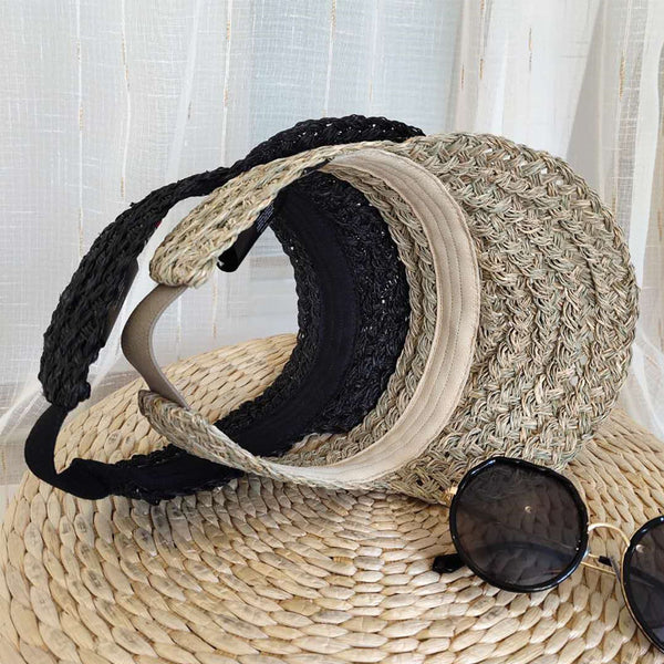 Sombrero de Rafia Tejida para el Sol