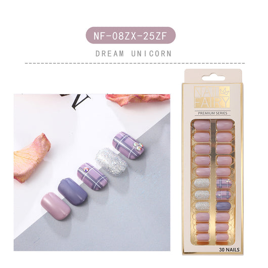 Uñas Postizas con Brillo Waterproof - Kit DIY en Caja - Image 25