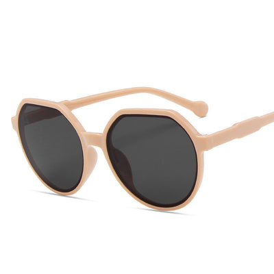 Gafas de Sol Redondas Personalizadas - Estilo Trendy Colores Pastel Montura Extragrande - Image 4