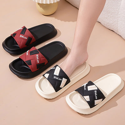 Pantuflas de Bloques de Color para Parejas - Cómodas Zapatillas de Casa con Suela Antideslizante - Image 14