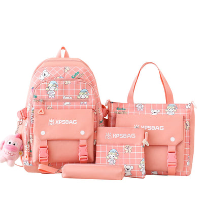 Mochila Escolar Primaria para Niñas - Set de Cuatro Piezas - Image 10