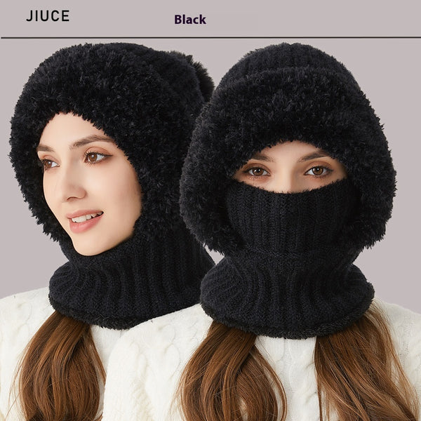 Gorro Bufanda Máscara 3 en 1 de Punto Elástico