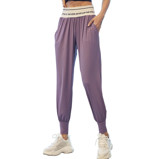 Pantalones Yoga Cintura Elástica con Letras - Image 15