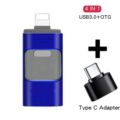 Pendrive Multifuncional 4 en 1 para Móvil - Metal Premium - Image 11