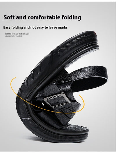 Zapatos Casuales de Cuero para Hombre con Plantilla de Látex - Image 10