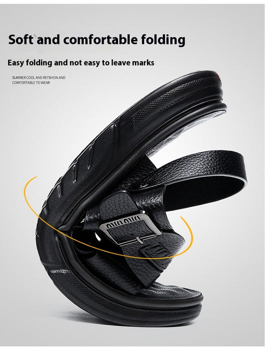 Zapatos Casuales de Cuero para Hombre con Plantilla de Látex - Image 10
