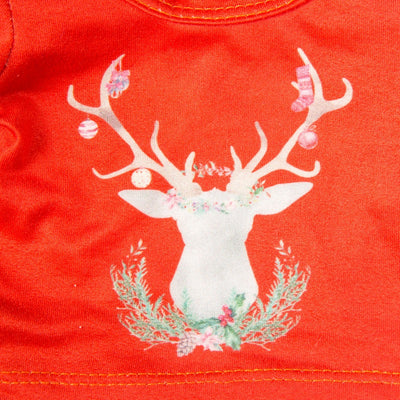 Traje de Alce Navideño para Muñecas Americanas de 18 Pulgadas - Image 4