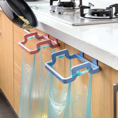 Soporte Organizador de Bolsas para Basura - Colgante para Puertas de Cocina