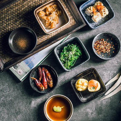 Plato Pequeño de Cerámica Japonesa para Especias y Condimentos - Image 23