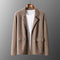 Wool Cardigan with Lapels - Loose and Modern Design