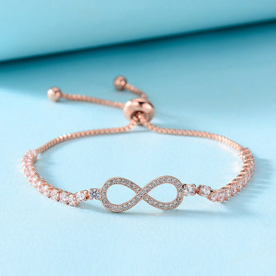 Pulsera Ajustable Infinito 8 - Joyería Versátil - Image 4