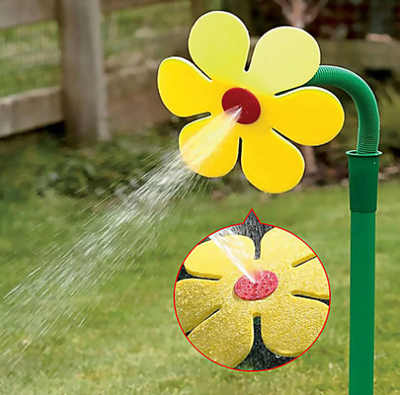 Aspersor de Jardín Girasol Ajustable con Manguera - Herramienta de Riego Profesional - Image 2