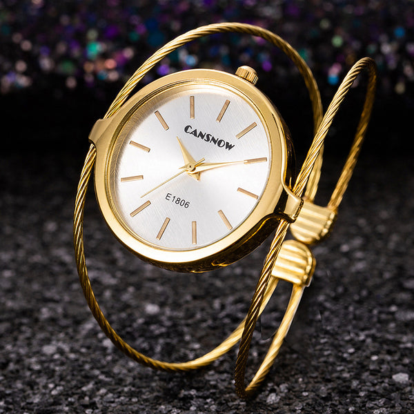 Reloj Pulsera Acero Inoxidable Diseño Cielo Estrellado para Mujer