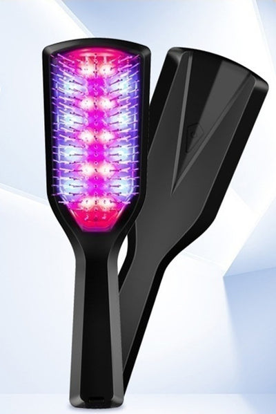 Peine Masajeador con Luz Roja y Vibración para Hombre y Mujer - Image 19
