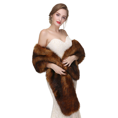 Estola de Piel de Zorro para Novia - Chal Elegante Invierno - Image 63