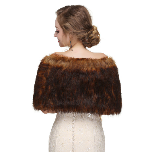 Estola de Piel de Zorro para Novia - Chal Elegante Invierno - Image 17