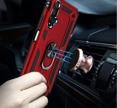 Funda Protectora con Anillo Magnético Anticaridas para Celular - Image 9