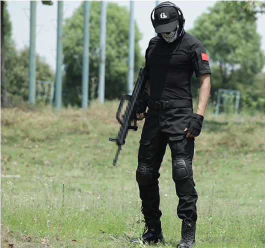 Traje Táctico Rana con Pantalón de Camuflaje para Hombre - Image 4
