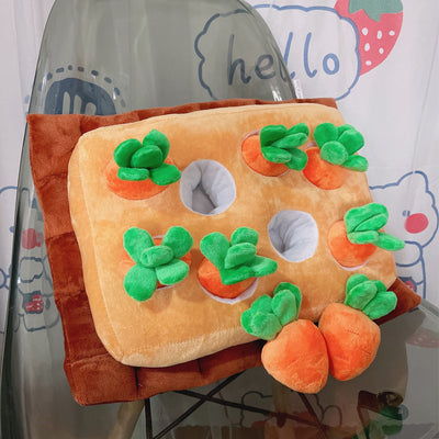 Muñeco Puzzle Interactivo Padre-Hijo Verduras Suave - Image 4