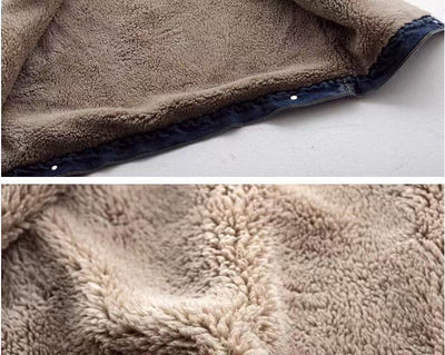 Chaleco Acolchado de Lana de Cordero y Algodón Denim para Mujer - Image 17