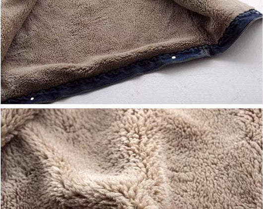 Chaleco Acolchado de Lana de Cordero y Algodón Denim para Mujer - Image 17