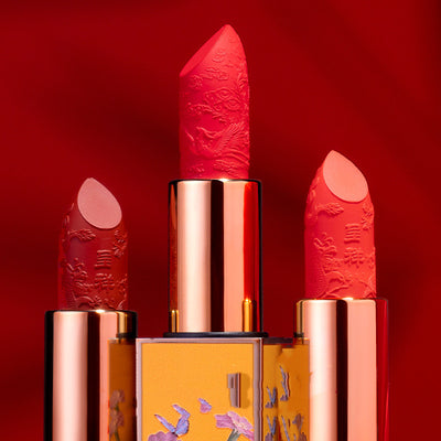 Set de Labiales Estilo Marea Nacional con Acabado Tallado - Image 3