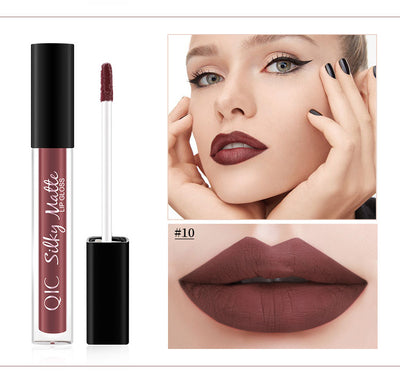 Brillo Labial Mate Impermeable de Larga Duración - Acabado Aterciopelado - Image 10
