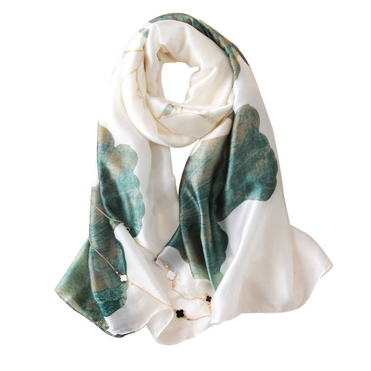 Pañuelo de Seda de Loto para Mujer - Colección Primavera Verano