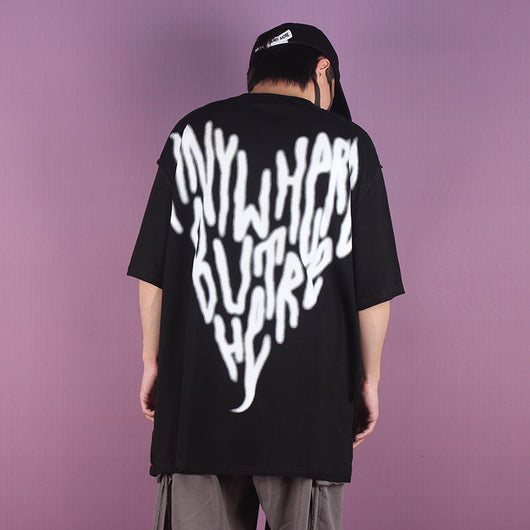 Playera Hip-Hop Diseño Exclusivo Estampado Fuego Calle - Image 7