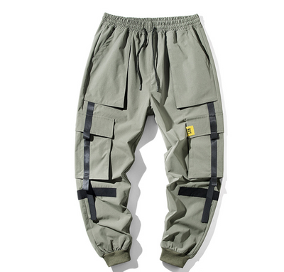 Pantalones Harem Casuales para Hombre con Tirantes - Image 3