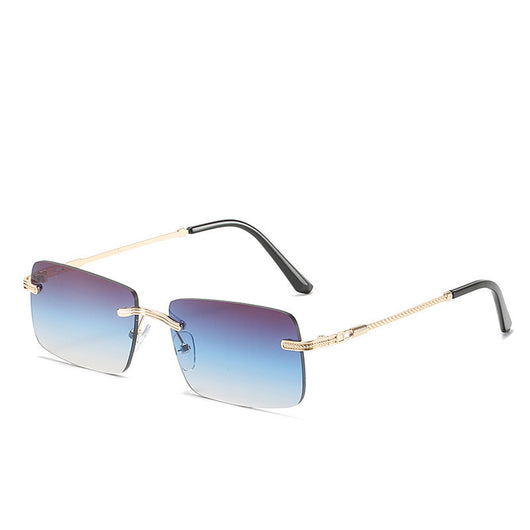 Gafas de Sol Cuadradas Sin Marco - Estilo Moderno para Hombre y Mujer - Image 4