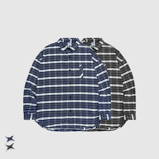 Chaqueta Camisa de Ante a Cuadros para Hombre con Estuche Portabolígrafos - Image 7