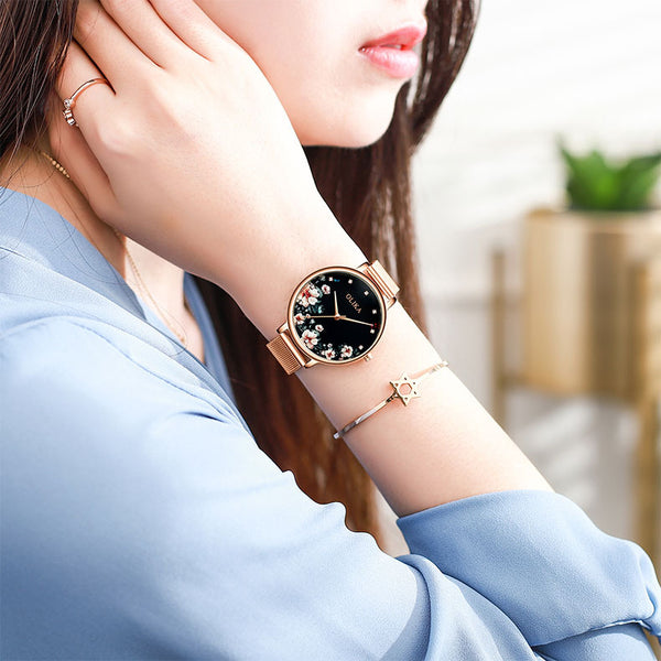 Reloj de Pulsera Origar con Malla de Acero Inoxidable