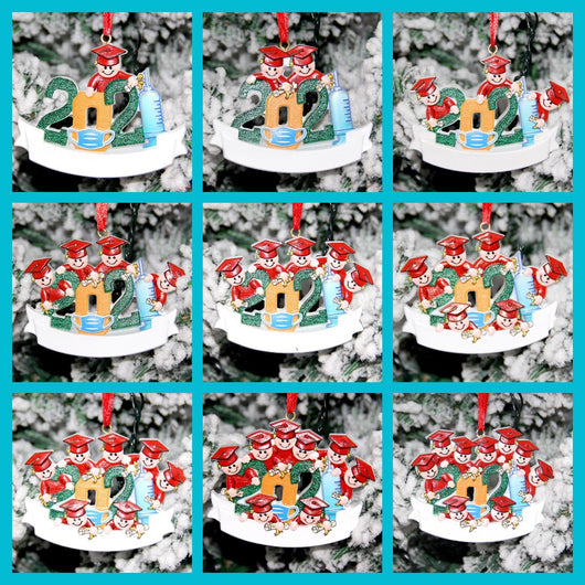 Adorno de Árbol Navideño con Bendiciones para Graduaciones y Celebraciones Familiares